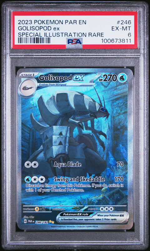 2023 Pokemon Par En-Paradox Rift Golisopod Ex #246 PSA 6