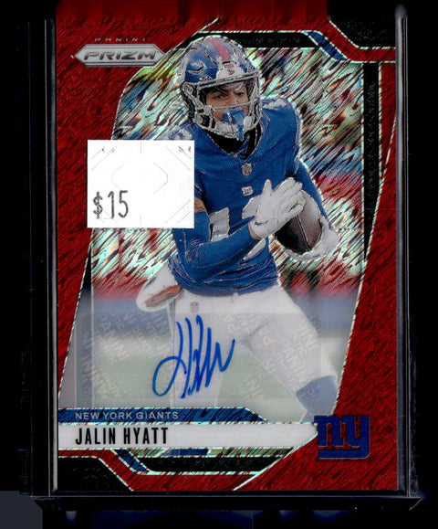 2024 Panini Prizm Jalin Hyatt Red Shimmer Auto /35