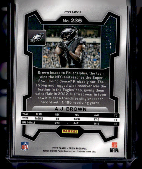 2023 Panini Prizm AJ Brown Tie Die /175