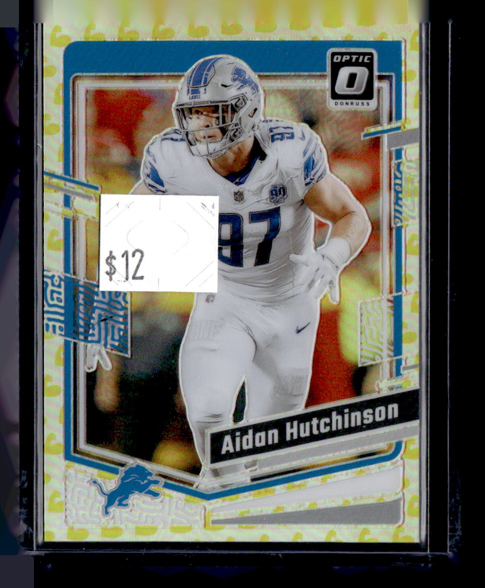 2023 Donruss Optic Aiden Hutchinson Flex Emoji /149