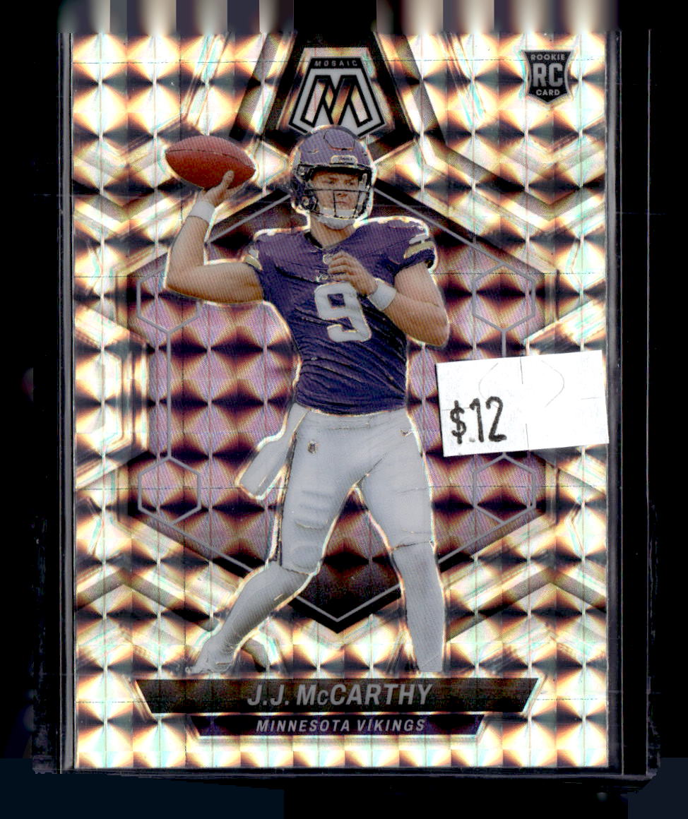 2024 Panini Mosaic JJ McCarthy Silver Mosaic