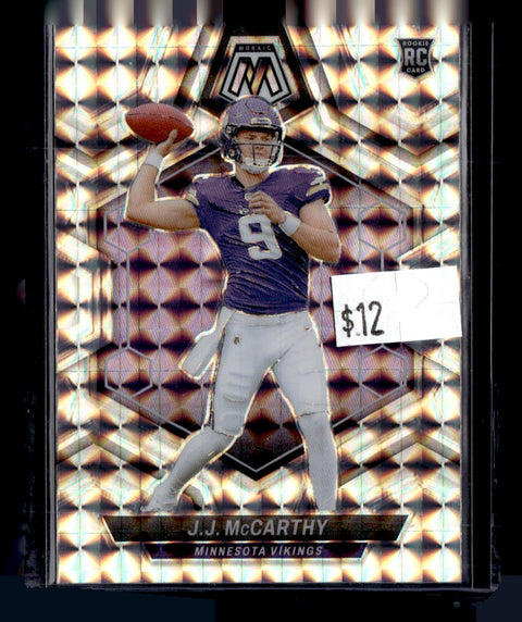 2024 Panini Mosaic JJ McCarthy Silver Mosaic