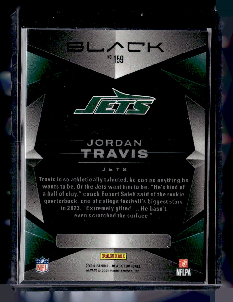 2024 Panini Black Jordan Travis /35