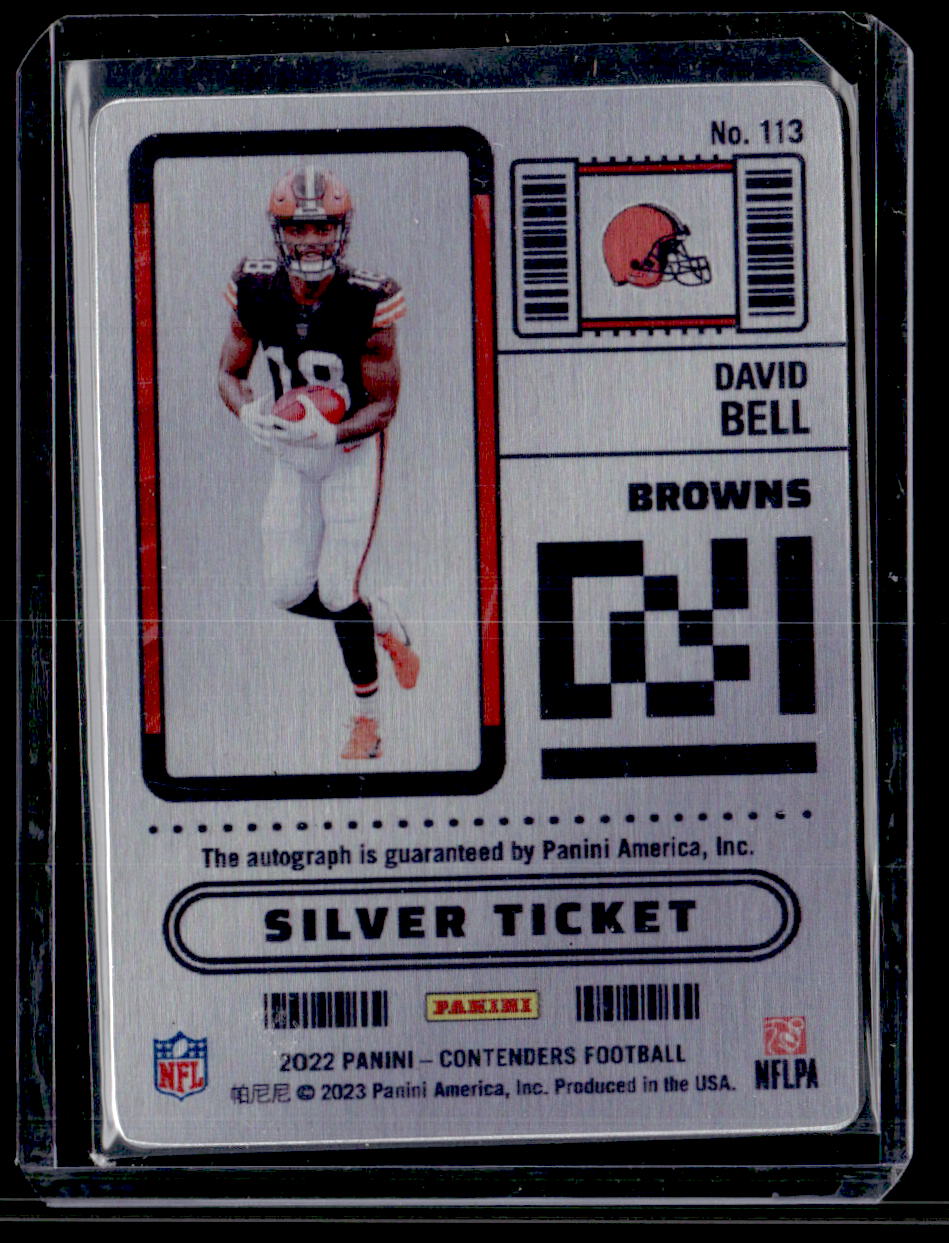 2022 Contenders David Bell Silver Ticket