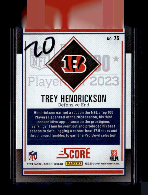 2024 Score Trey Hendrickson #75 Top 100