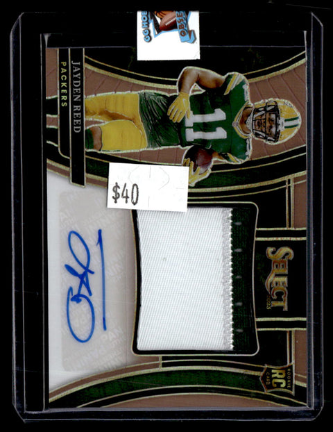 2023 Panini Select Jayden Reed Bronze RPA /49
