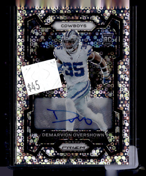2023 Panini Prizm Demarvion Overshown Silver Disco Auto