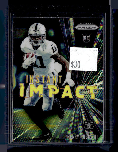 2020 Panini Prizm Henry Ruggs III Instant Impact Silver