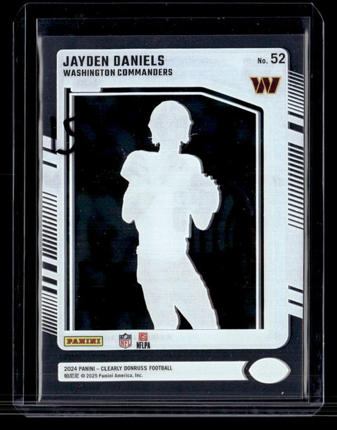 2024 Donruss Clearly Jayden Daniels