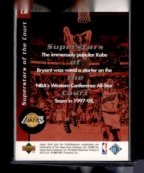 1998 Upper Deck Kobe Bryant Superstars Of The Court