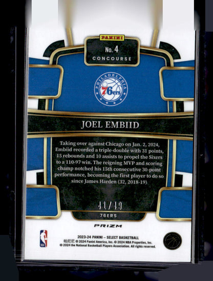 2023-24 Panini Select Joel Embiid Bronze /49