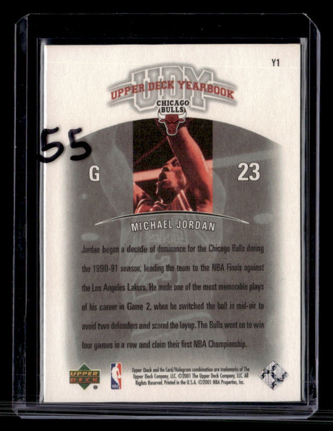 2000-01 Upper Deck Legends #Y1 Michael Jordan Yearbook (UDY)
