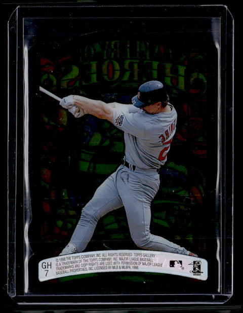 1998 Topps Mark McGwire Gallery Of Heroes
