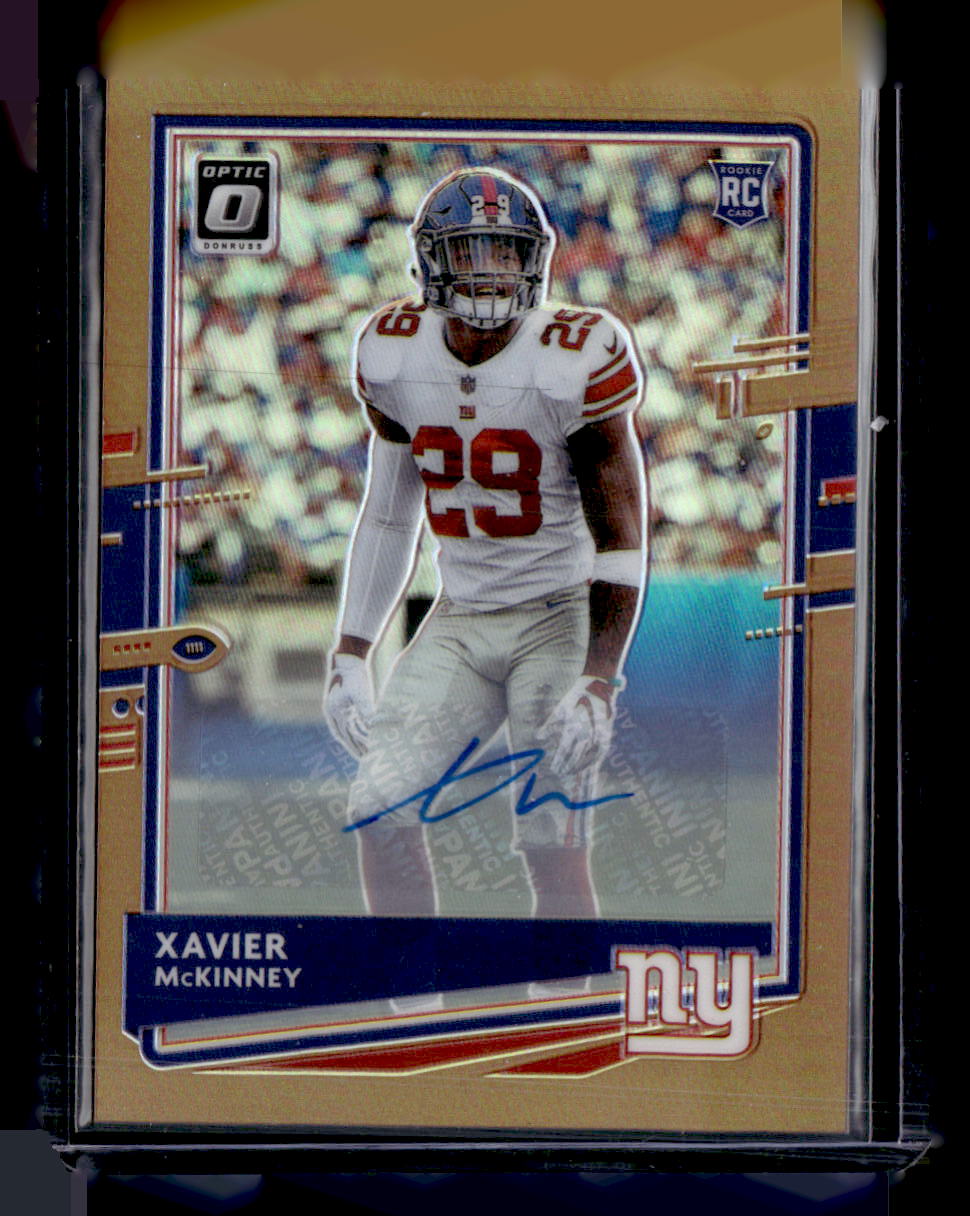 2020 Donruss Optic Xavier McKinney Bronze Auto