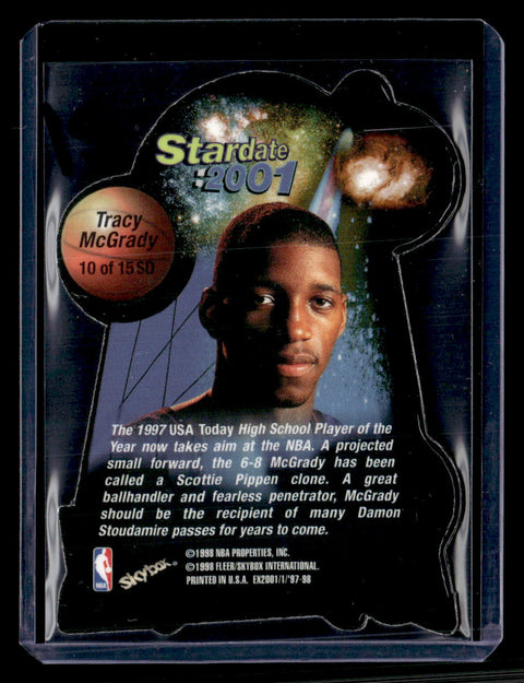 1998 Skybox E-X2001 Tracy McGrady Stardate