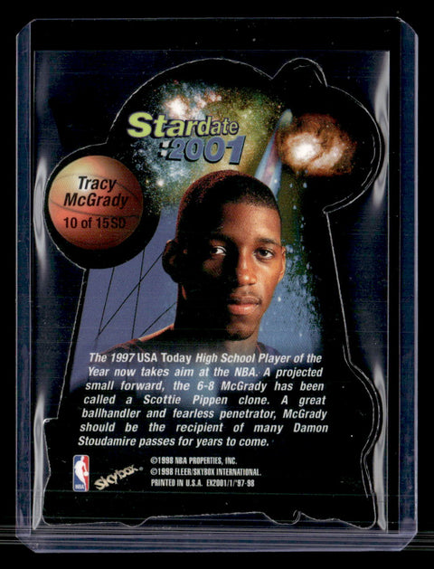 1998 Skybox E-X2001 Tracy McGrady Stardate