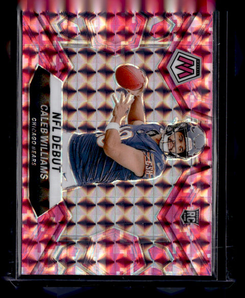 2024 Panini Mosaic Caleb Williams NFL Debut Pink Mosaic