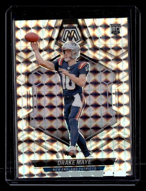 2024 Panini Mosaic Drake MAye Silver Mosaic