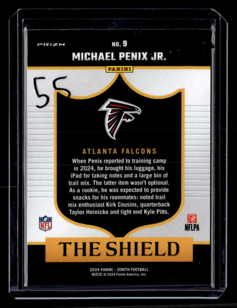 2024 Panini Zenith Michael Penix Jr. The Shield
