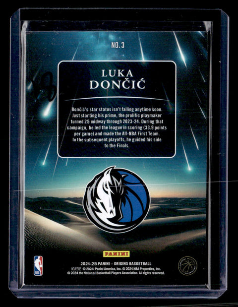 2024-25 Panini Origins Luka Doncic Meteor Shower /99