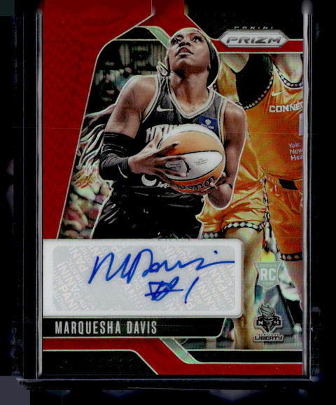 2024 Panini WNBA Prizm Marquesha Davis Red Auto