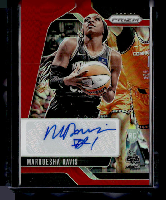 2024 Panini WNBA Prizm Marquesha Davis Red Auto
