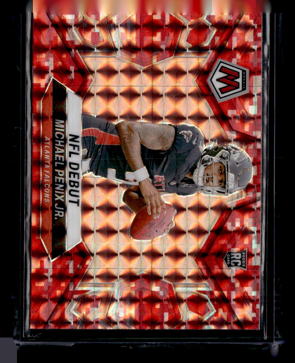 2024 Panini Mosaic Michael Penix Jr. Nfl Debut Red Camo
