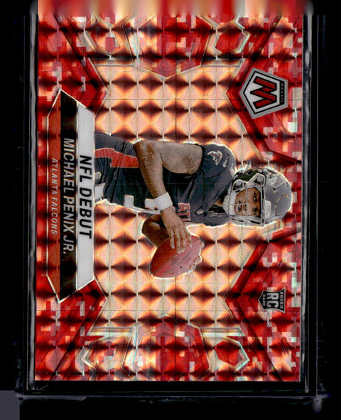 2024 Panini Mosaic Michael Penix Jr. Nfl Debut Red Camo
