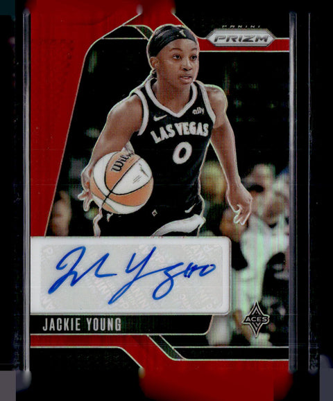2024 Panini WNBA Prizm Jackie Young Red Auto /99