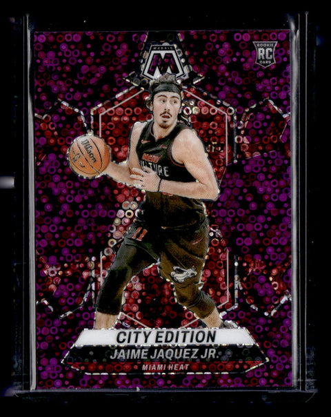 2023-24 Panini Mosaic Jaime Jaquez Jr. Purple Disco
