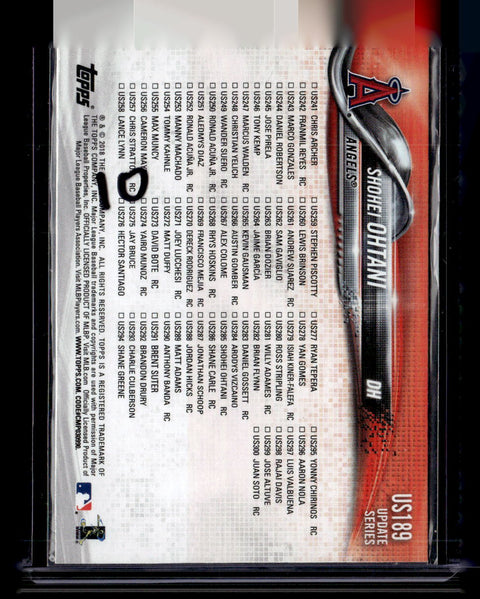2018 Topps Update #US189 3-Game HR Streak Rainbow Foil