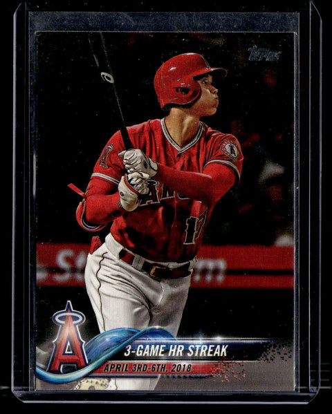 2018 Topps Update #US189 3-Game HR Streak Rainbow Foil