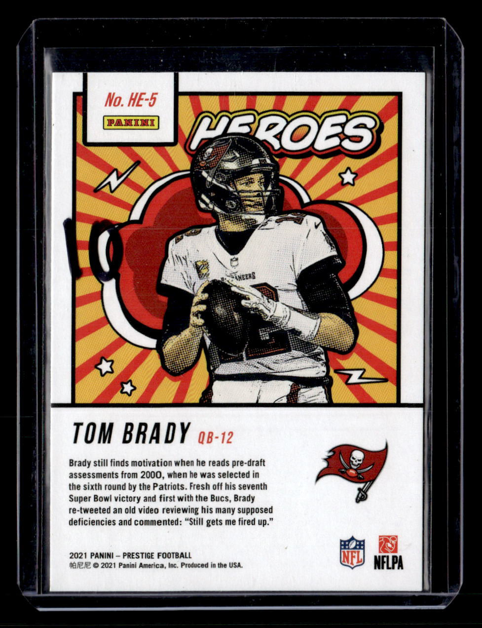 2021 Panini Prestige #HE-5 Tom Brady Heroes