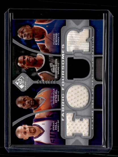 2009-10 Upper Deck SP Hill / O'Neal / Robinson / Ewing Fabric Foursome /199
