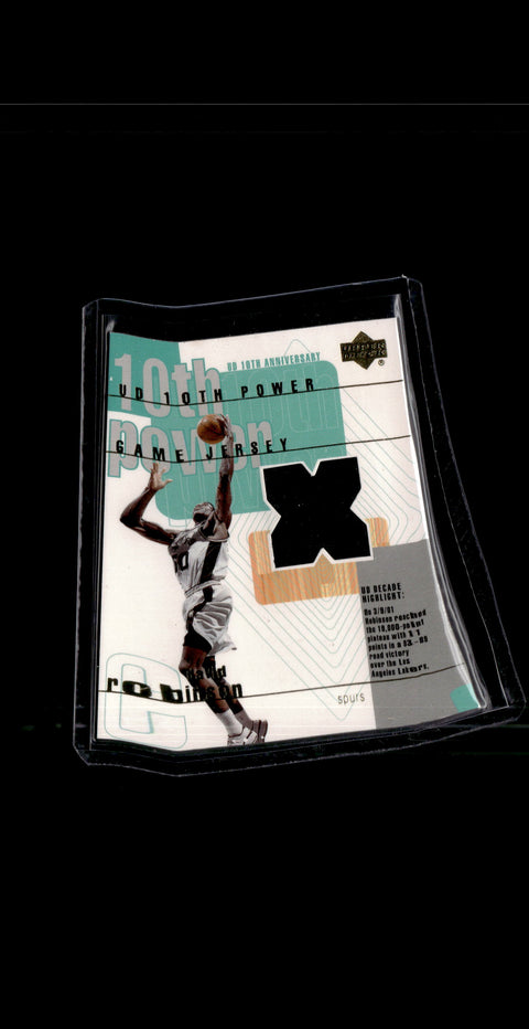 2001 Upper Deck David Robinson 10th Power Game Jersey
