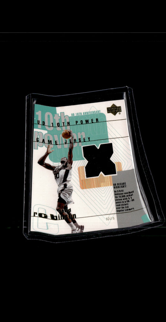 2001 Upper Deck David Robinson 10th Power Game Jersey
