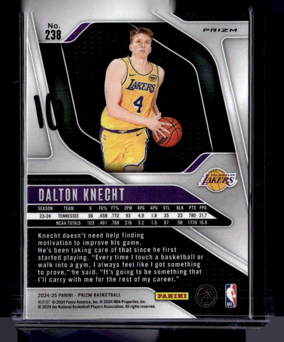 2024-25 Panini Prizm Dalton Knecht Silver