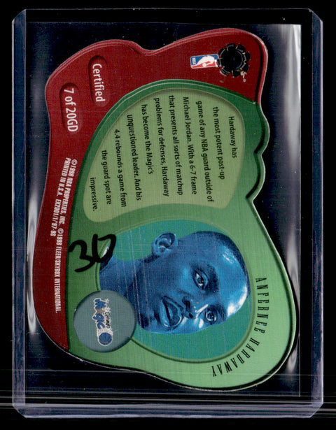 1998 Skybox E-X2001 Anfernee Hardaway Gravity Denied