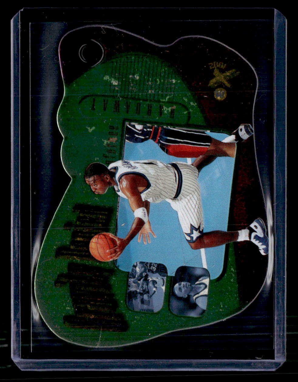 1998 Skybox E-X2001 Anfernee Hardaway Gravity Denied