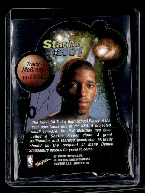 1998 Skybox E-X2001 Tracy McGrady Stardate