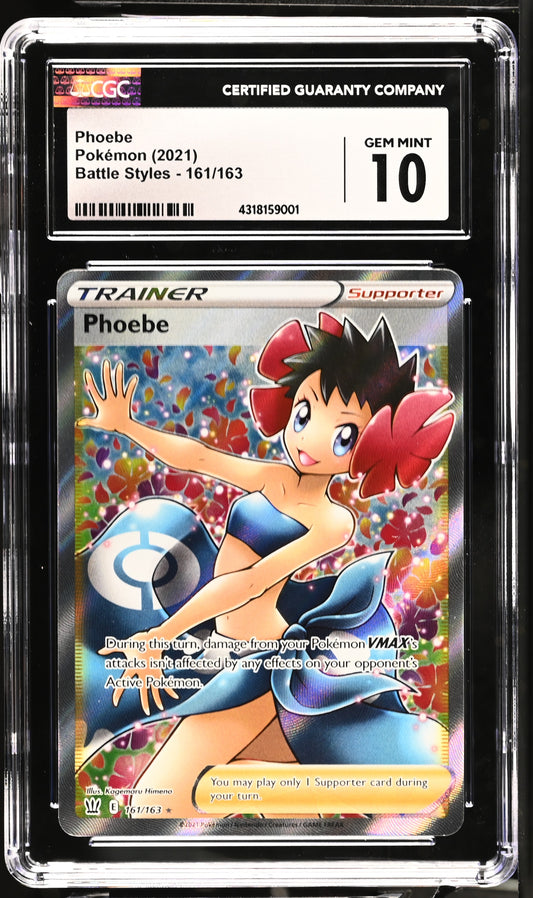 2021 Battle Styles #161/163 Phoebe CGC 10