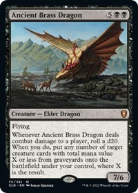 MTG Commander Legends: Battle for Baldur's Gate Ancient Brass Dragon