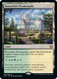 MTG Commander Legends: Battle for Baldur's Gate Bountiful Promenade