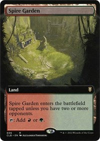 MTG Commander Legends: Battle for Baldur's Gate Spire Garden (Extended Art)
