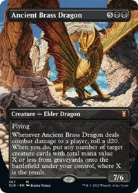 MTG Commander Legends: Battle for Baldur's Gate Ancient Brass Dragon (Borderless)