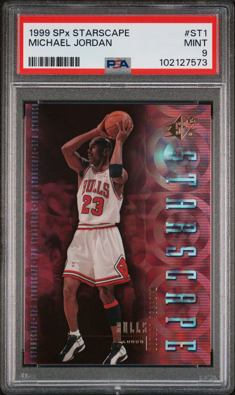 1999 Spx Starscape #ST1 Michael Jordan PSA 9