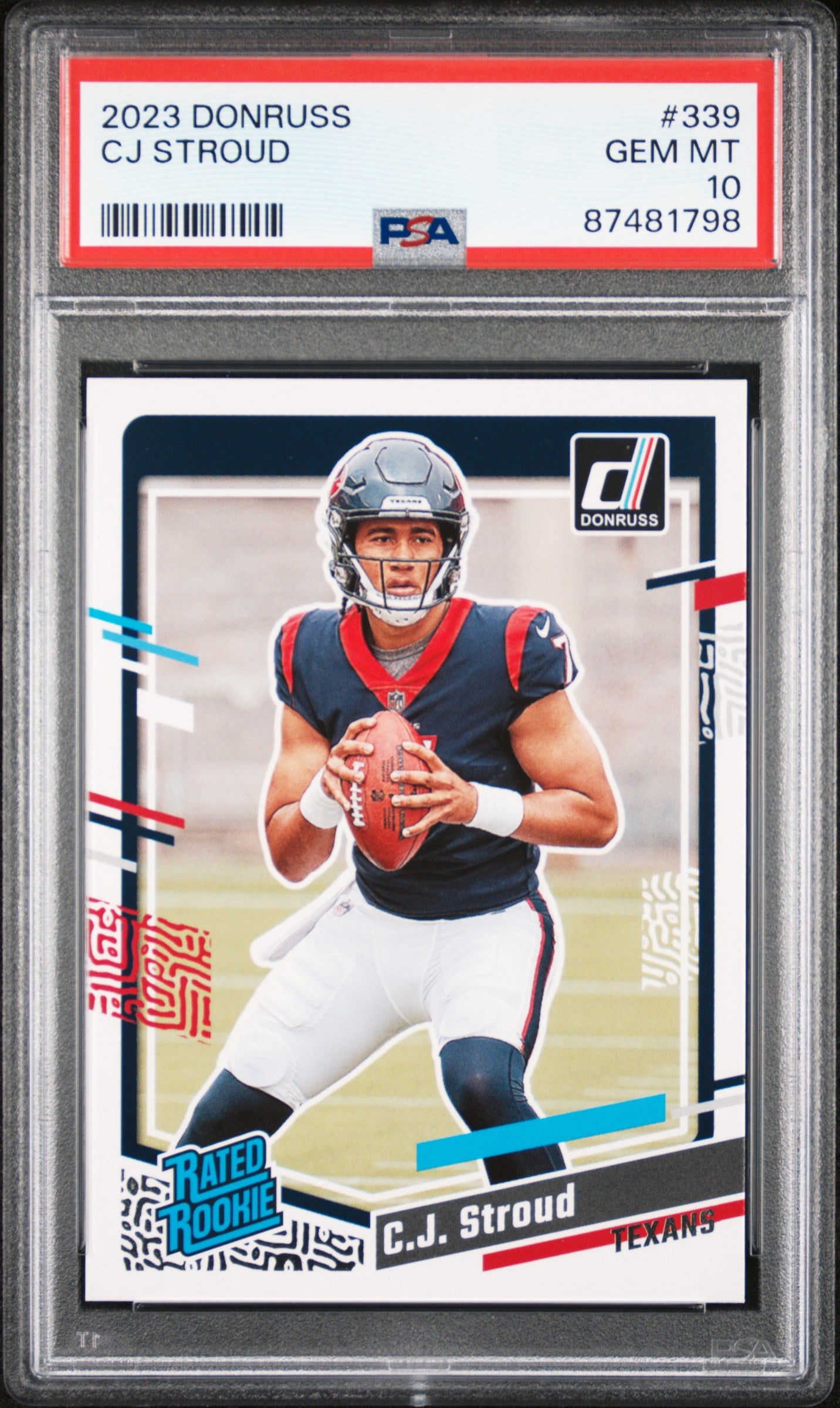 2023 Panini Donruss #339 Cj Stroud PSA 10