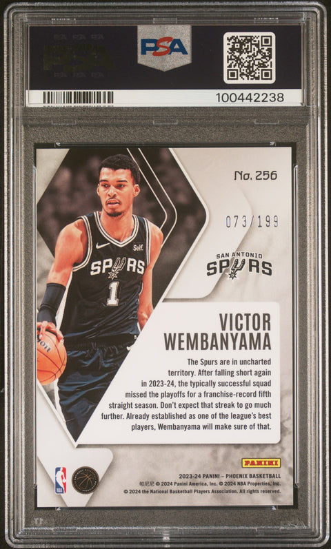 2023 Panini Phoenix #256 Victor Wembanyama Red PSA 10