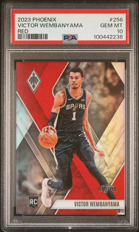 2023 Panini Phoenix #256 Victor Wembanyama Red PSA 10