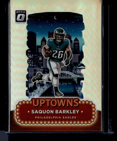 2024 Donruss Optic #17 Saquan Barkley Uptowns